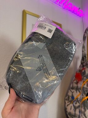 NWT Lululemon Everywhere Belt Bag Glitter Silver OS Sold Out
